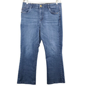 Democracy "Ab" Solution Womens Jeans Blue Size 12 5 Pocket Belt Loops